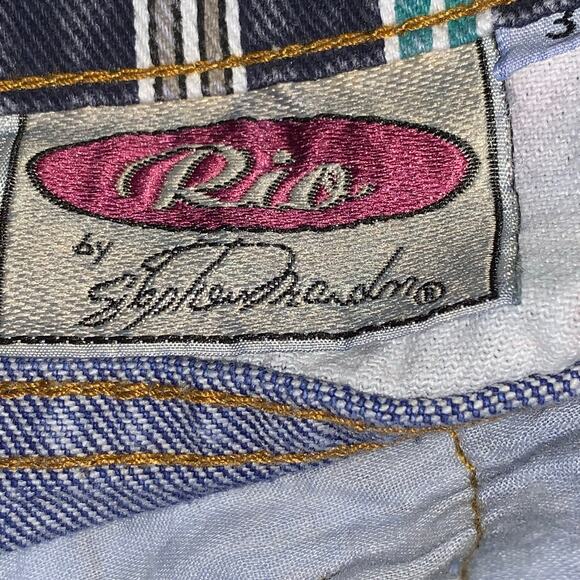 Vintage Rio High Waist Jean Shorts sz 3 - Picture 7 of 7